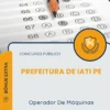 Apostila Operador De Máquinas Prefeitura de Iati PE 2026