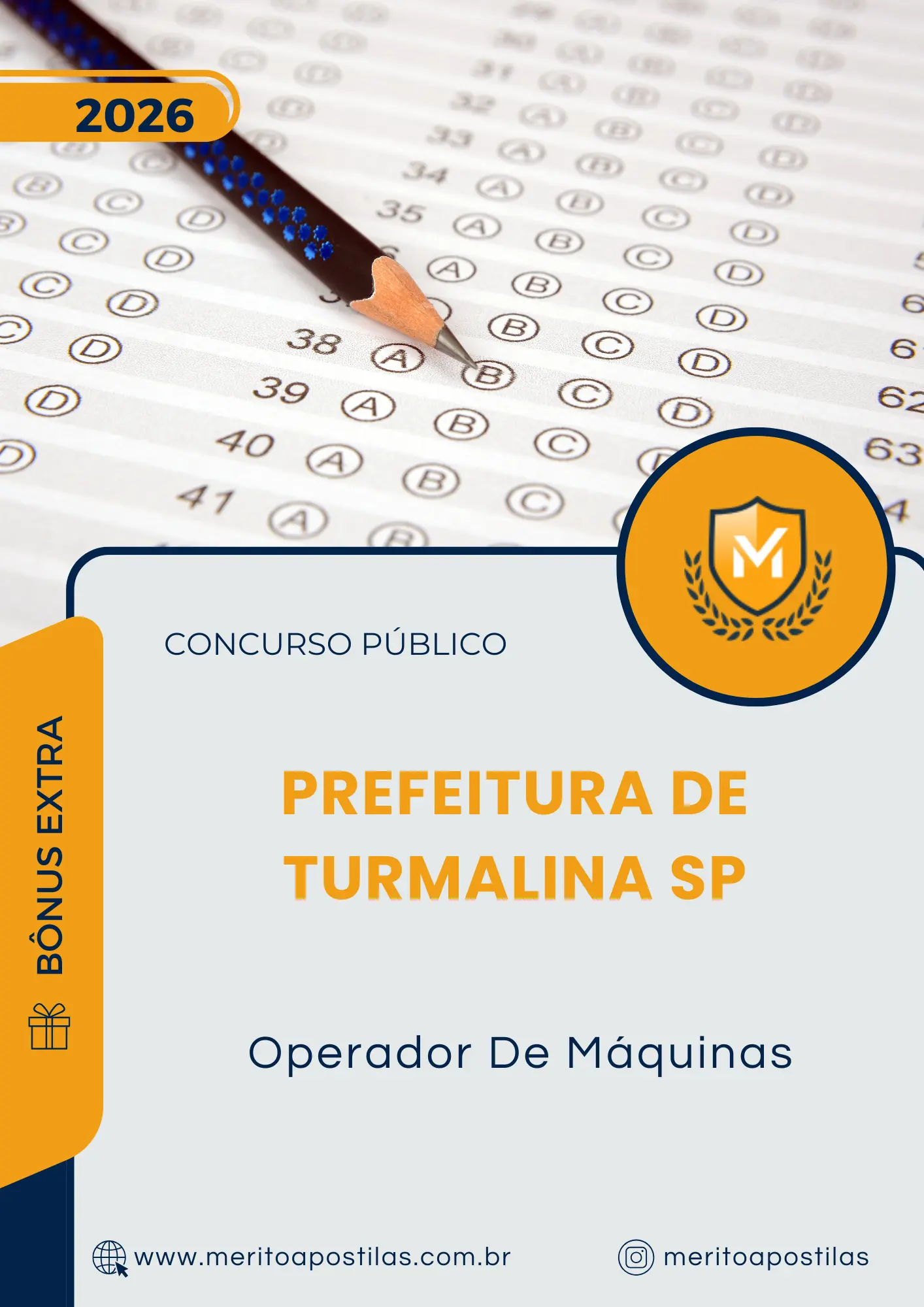 Apostila Operador De Máquinas Prefeitura de Turmalina SP 2026