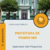 Apostila Operador De Máquinas Prefeitura de Piumhi MG 2026
