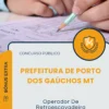 Apostila Operador De Retroescavadeira Prefeitura de Porto dos Gaúchos MT 2026