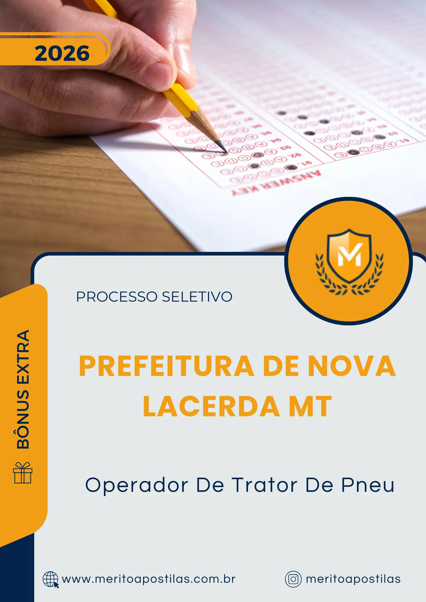 Apostila Operador De Trator De Pneu Prefeitura de Nova Lacerda MT 2026