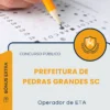 Apostila Operador de ETA Prefeitura de Pedras Grandes SC 2026