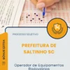Apostila Operador de Equipamentos Rodoviários Prefeitura de Saltinho SC 2026
