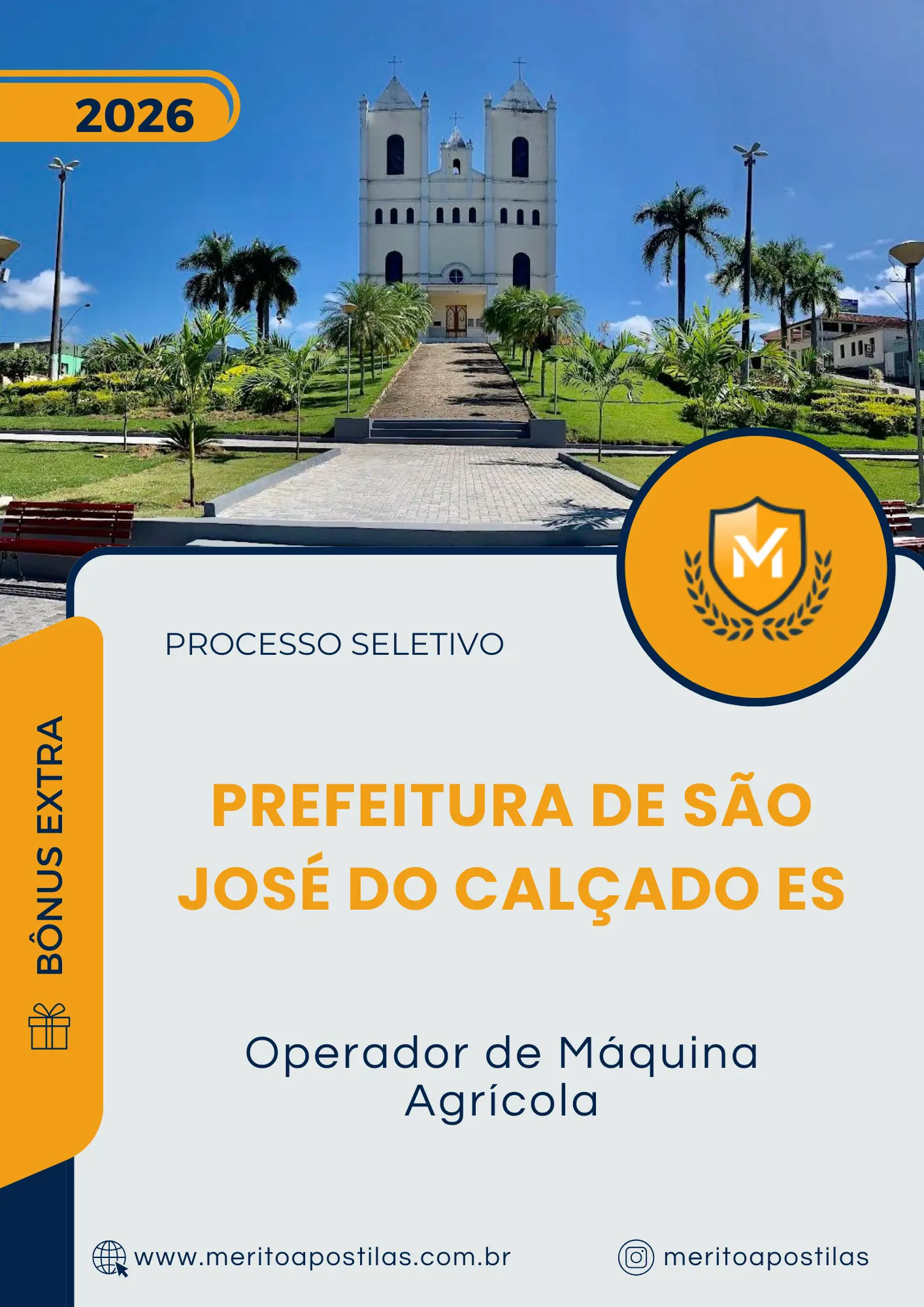 Apostila Operador de Máquina Agrícola Prefeitura de São José do Calçado ES 2026