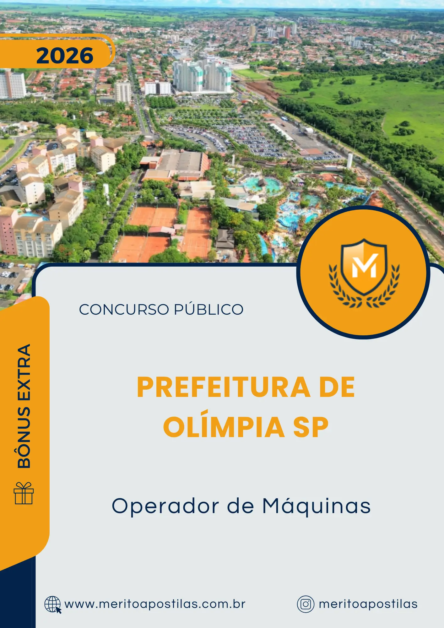 Apostila Operador de Máquinas Prefeitura de Olímpia SP 2026