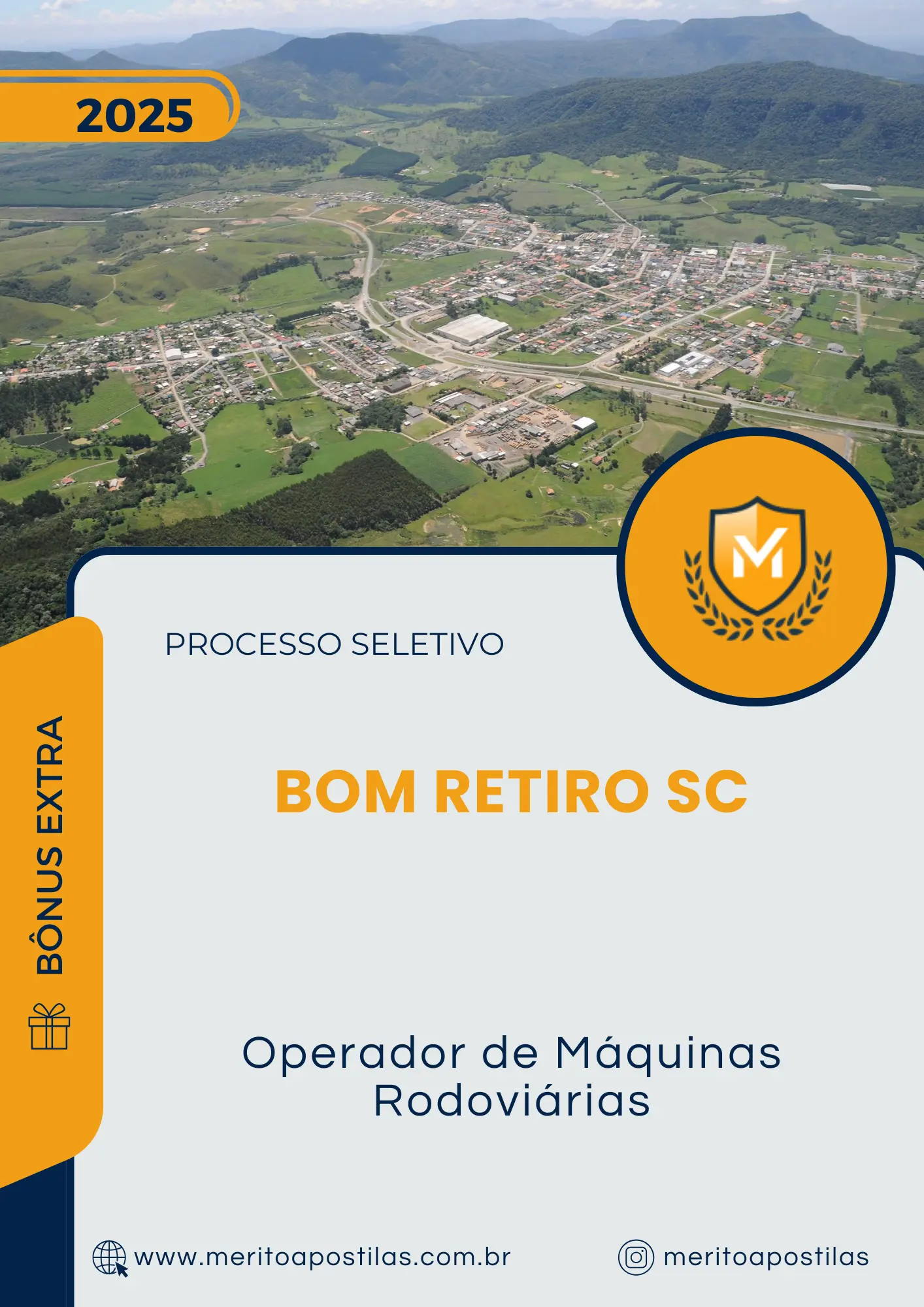 Apostila Operador de Máquinas Rodoviárias Prefeitura de Bom Retiro SC 2025