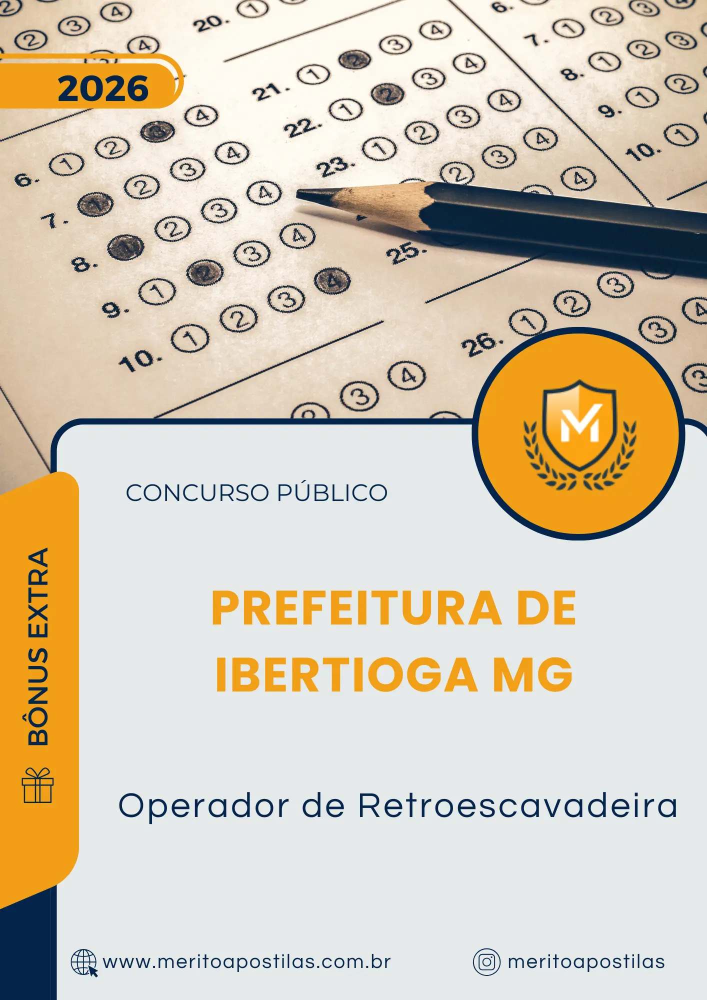 Apostila Operador de Retroescavadeira Prefeitura de Ibertioga MG 2026