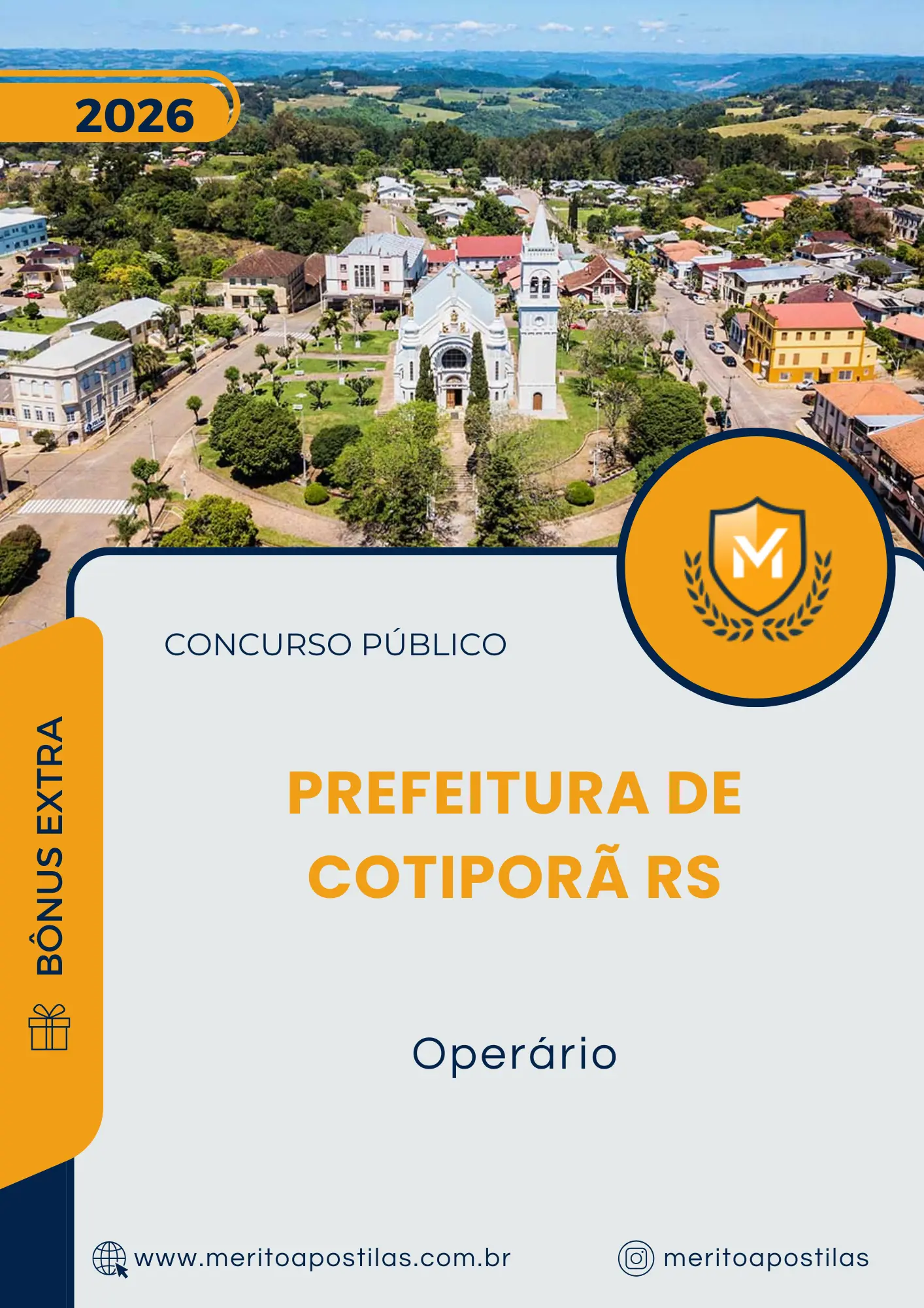 Apostila Operário Prefeitura de Cotiporã RS 2026