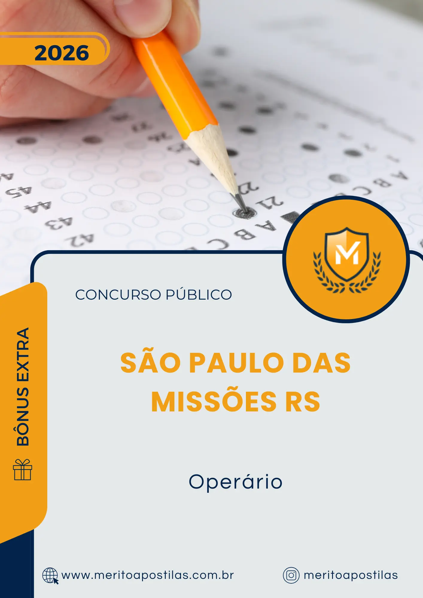 Apostila Operário Prefeitura de São Paulo das Missões RS 2026