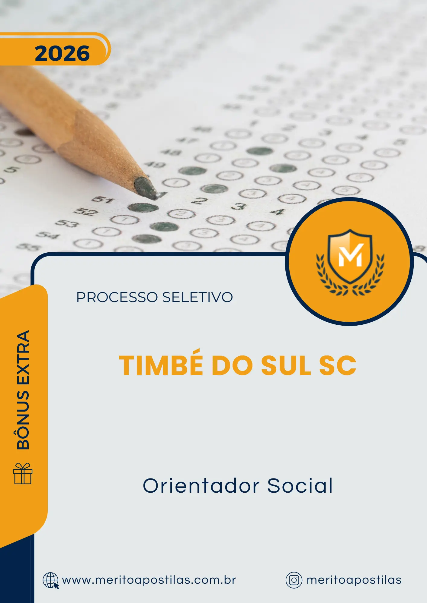 Apostila Orientador Social Prefeitura de Timbé do Sul SC 2026