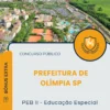 Apostila PEB II Educação Especial Prefeitura de Olímpia SP 2026