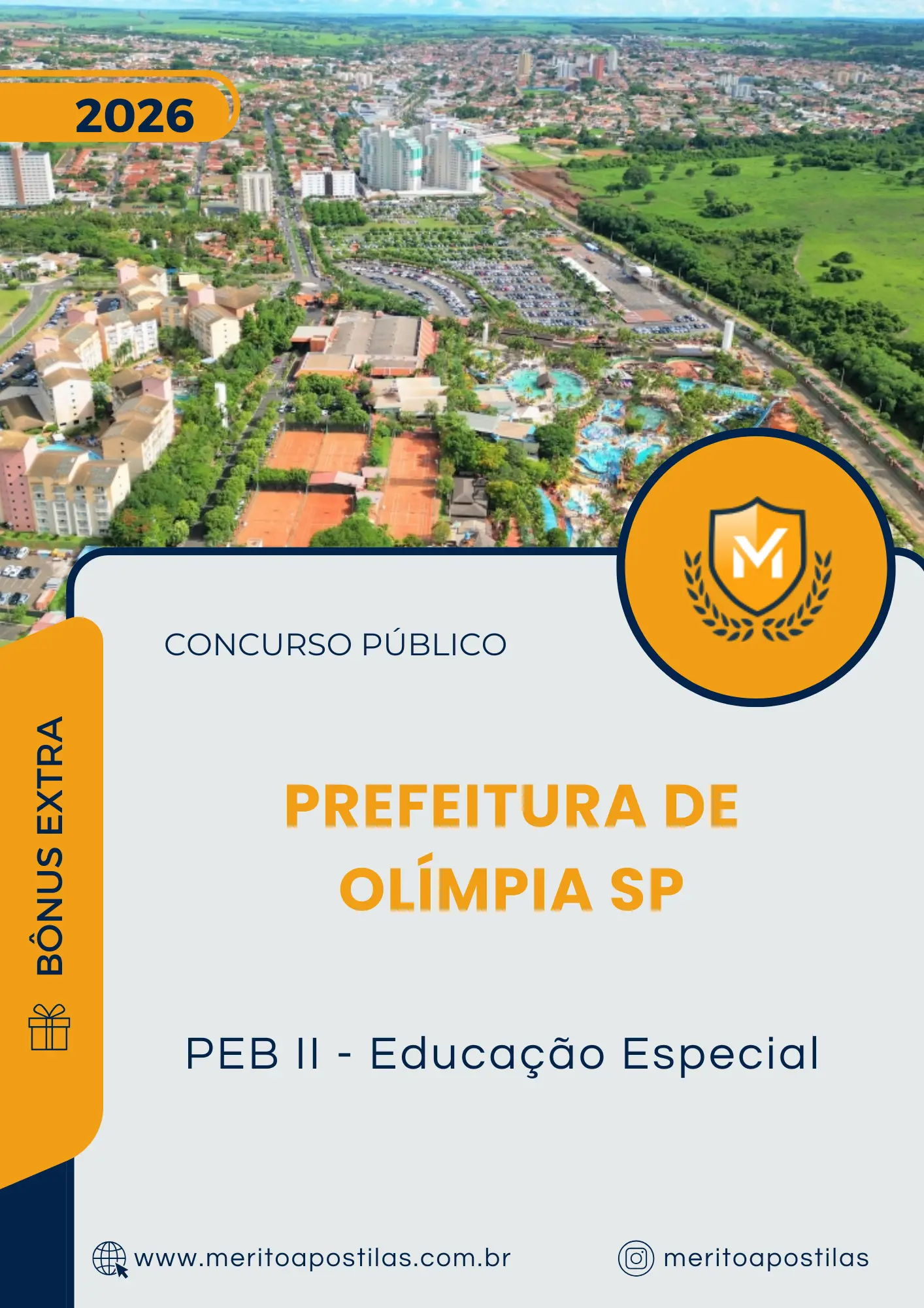 Apostila PEB II Educação Especial Prefeitura de Olímpia SP 2026