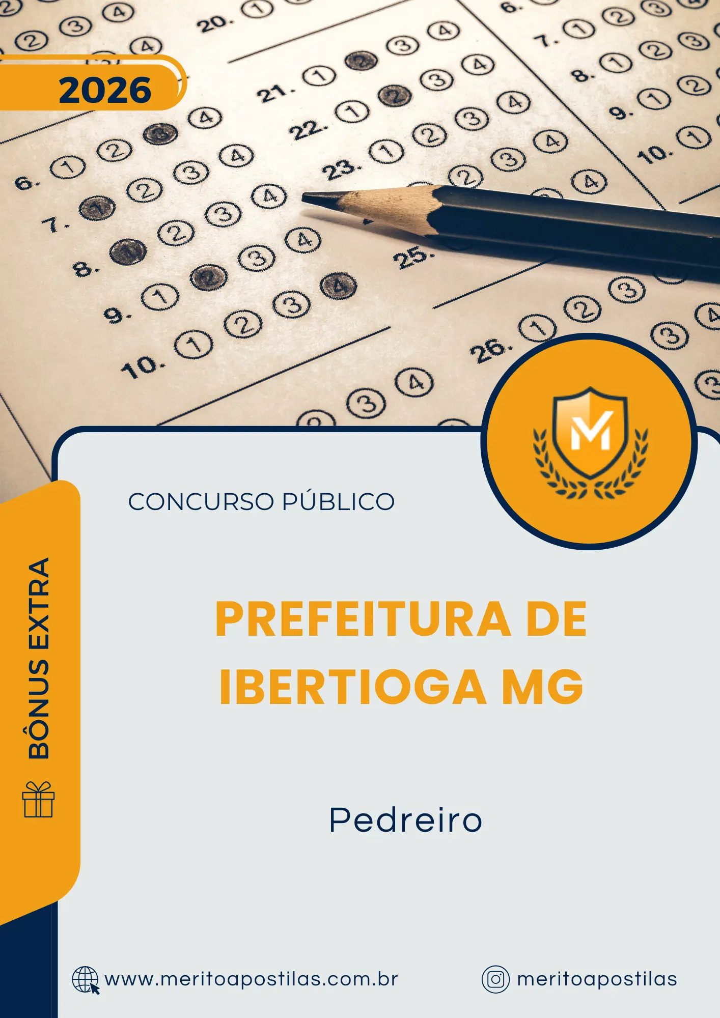 Apostila Pedreiro Prefeitura de Ibertioga MG 2026