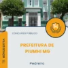 Apostila Pedreiro Prefeitura de Piumhi MG 2026