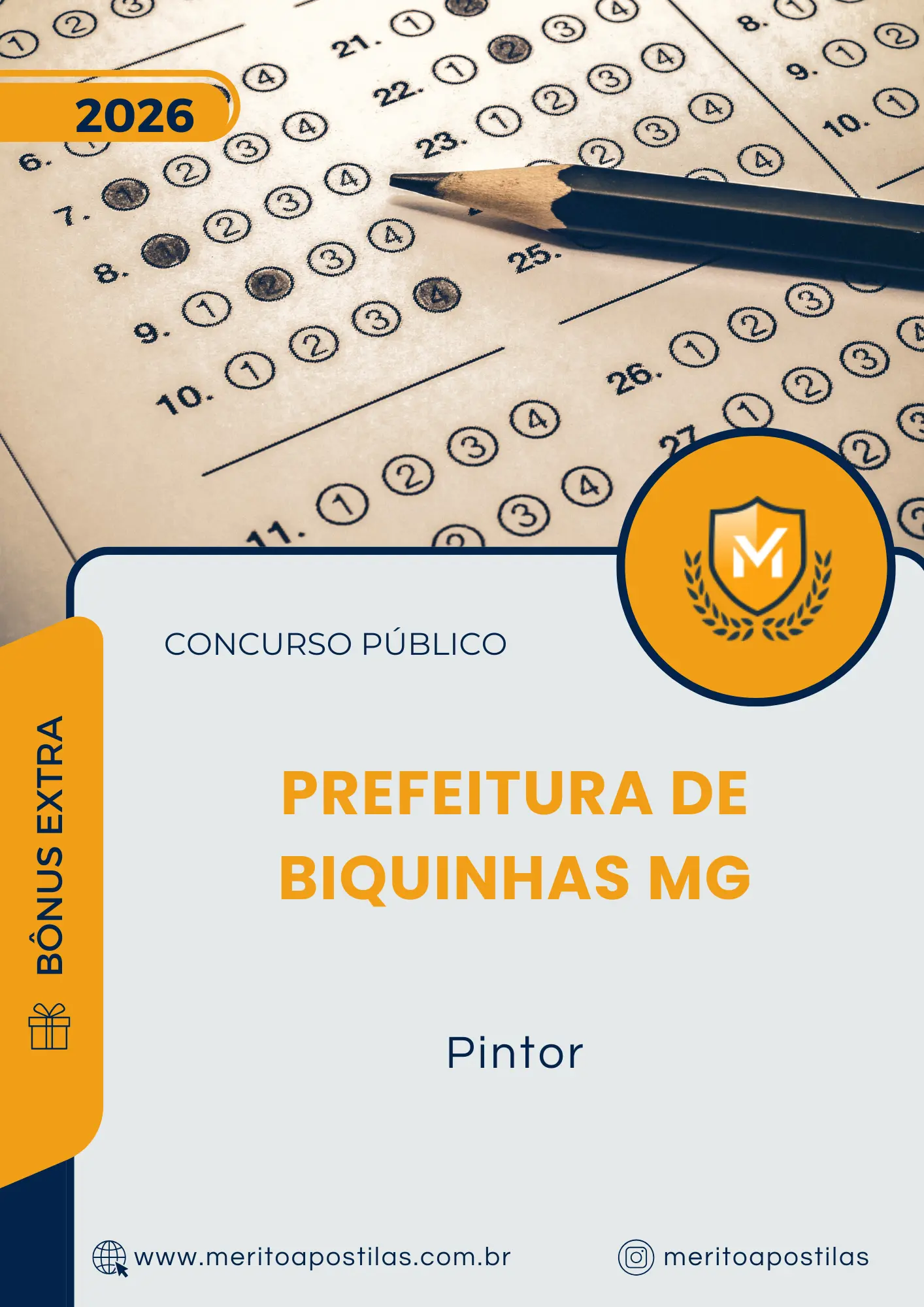 Apostila Pintor Prefeitura de Biquinhas MG 2026