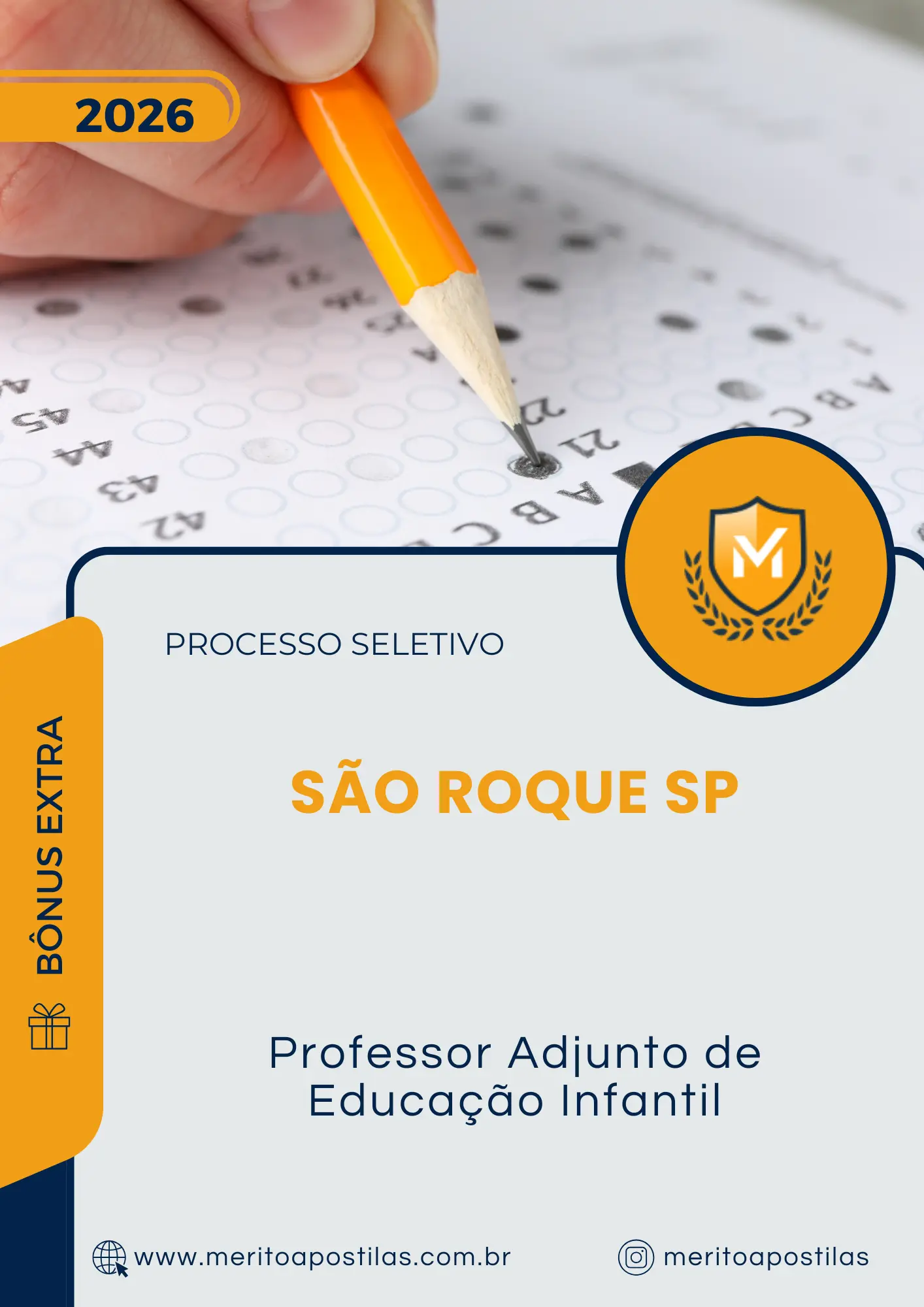 Apostila Professor Adjunto de Educação Infantil Prefeitura de São Roque SP 2026