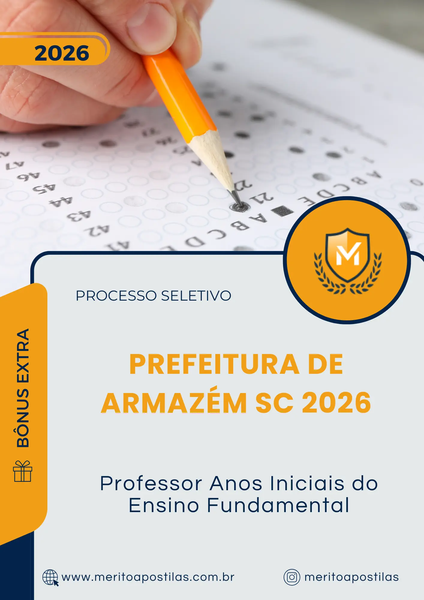 Apostila Professor Anos Iniciais do Ensino Fundamental Prefeitura de Armazém SC 2026