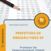 Apostila Professor De Desenvolvimento Infantil Prefeitura de Ribeirão Pires SP 2026