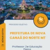 Apostila Professor De Educação Física Prefeitura de Nova Canaã do Norte MT 2026