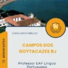 Apostila Professor EAF Língua Portuguesa Prefeitura de Campos dos Goytacazes RJ 2026