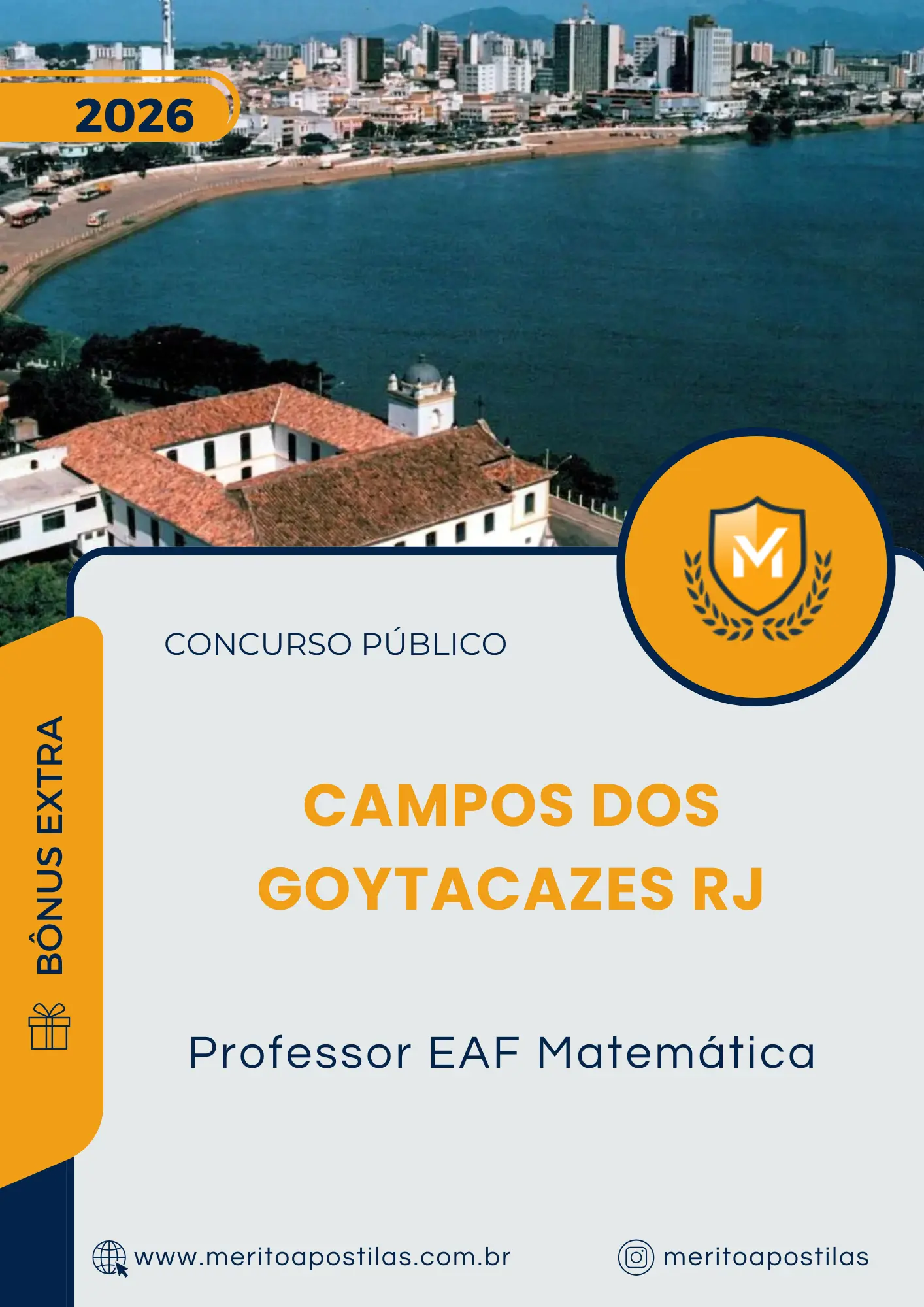 Apostila Professor EAF Matemática Prefeitura de Campos dos Goytacazes RJ 2026