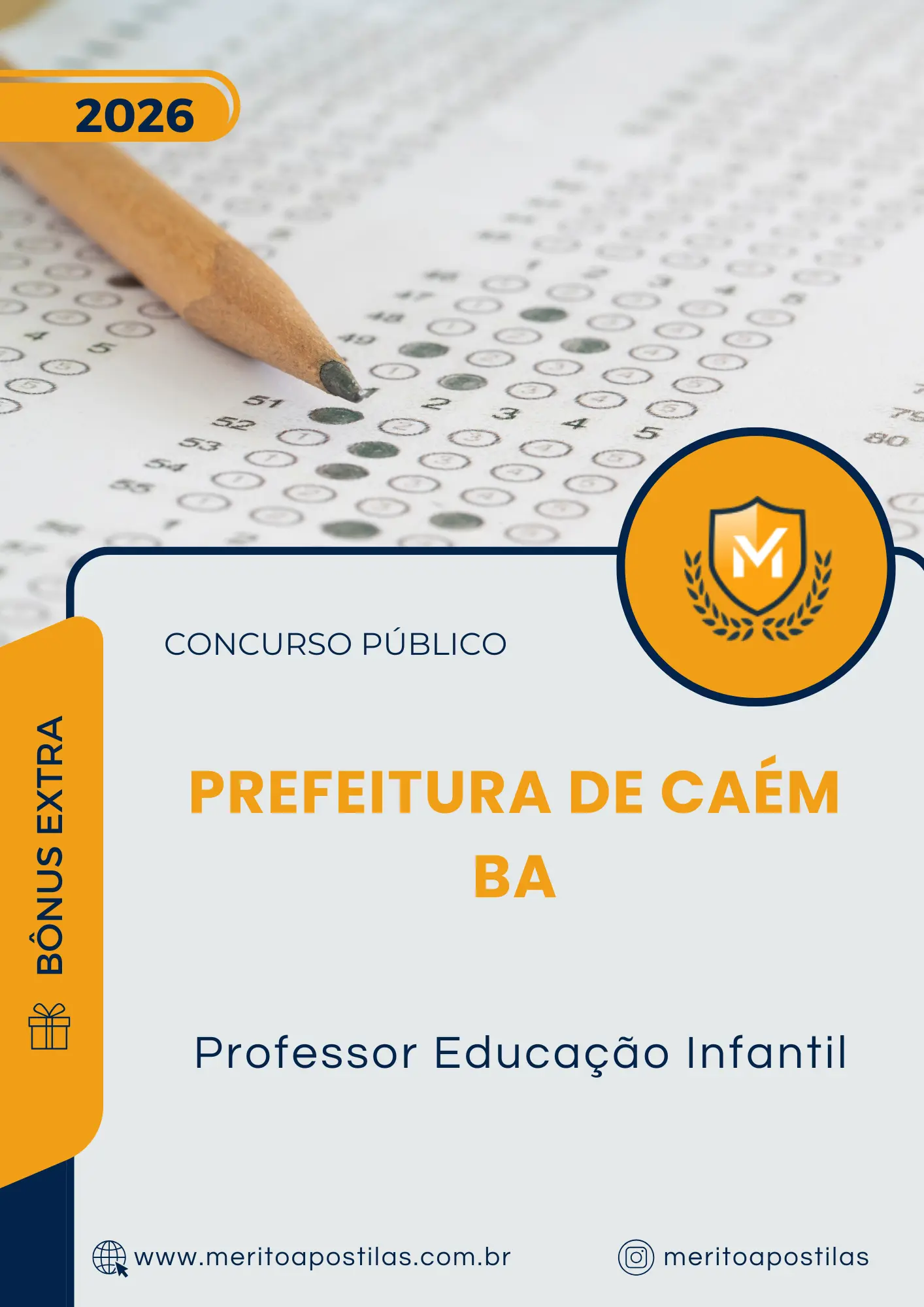 Apostila Professor Educação Infantil Prefeitura de Caém BA 2026