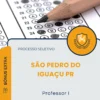 Apostila Professor I Prefeitura de São Pedro do Iguaçu PR 2026