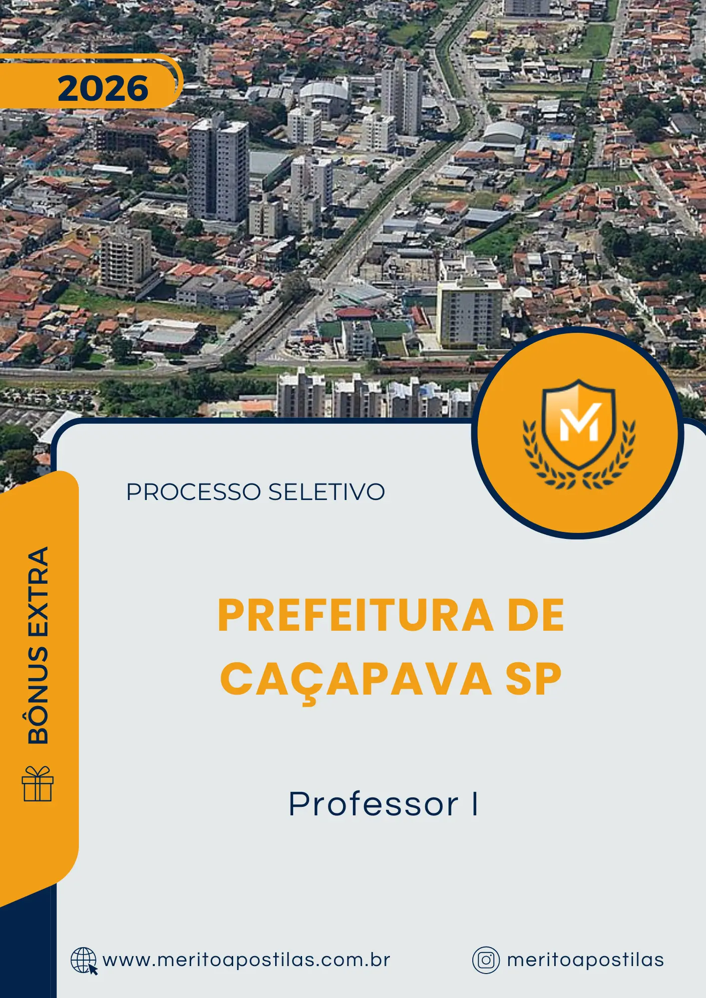 Apostila Professor I Prefeitura de Caçapava SP 2026