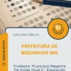 Apostila Professor Municipal Regente De Aulas Nível II Educação Física Prefeitura de Biquinhas MG 2026