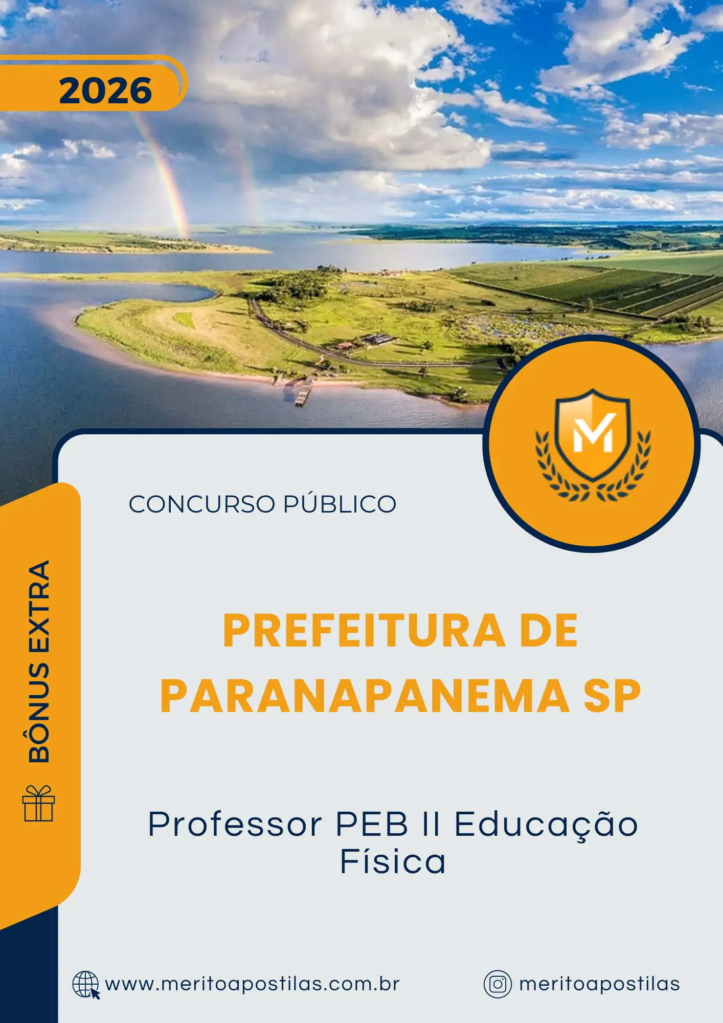 Apostila Professor PEB II Educação Física Prefeitura de Paranapanema SP 2026