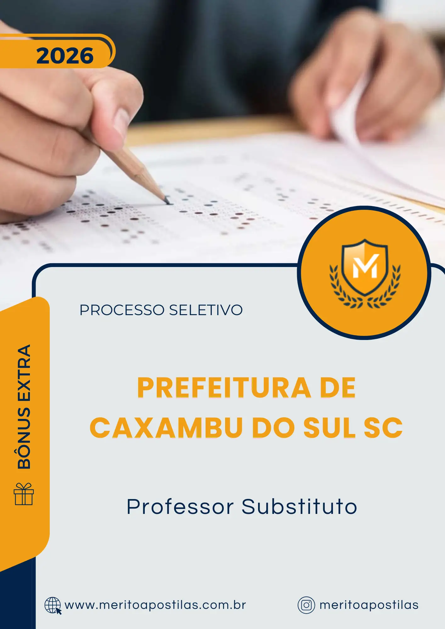 Apostila Professor Substituto Prefeitura de Caxambu do Sul SC 2026