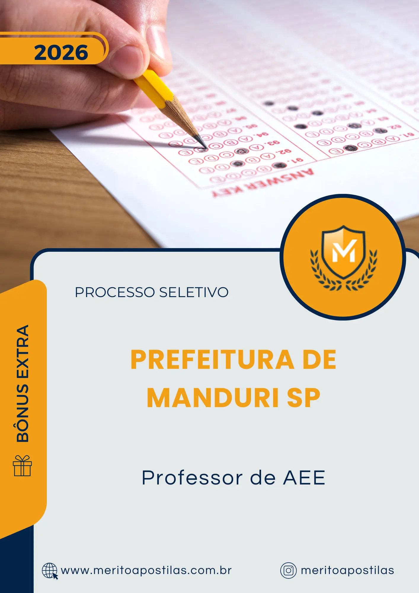 Apostila Professor de AEE Prefeitura de Manduri SP 2026