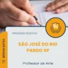 Apostila Professor de Arte Prefeitura de São José do Rio Pardo SP 2026