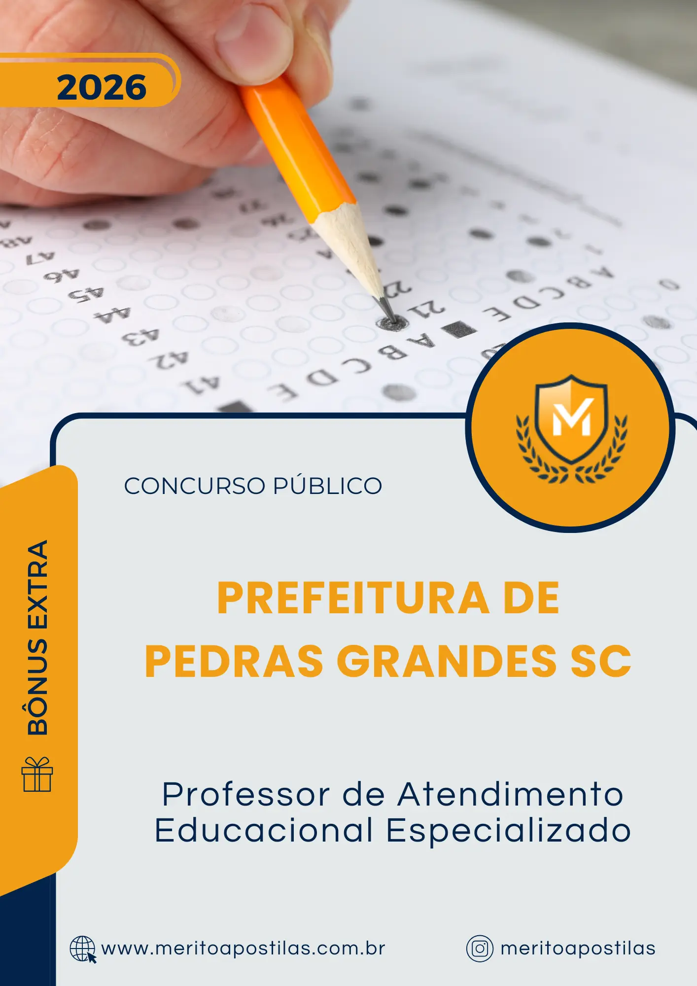 Apostila Professor de Atendimento Educacional Especializado Prefeitura de Pedras Grandes SC 2026