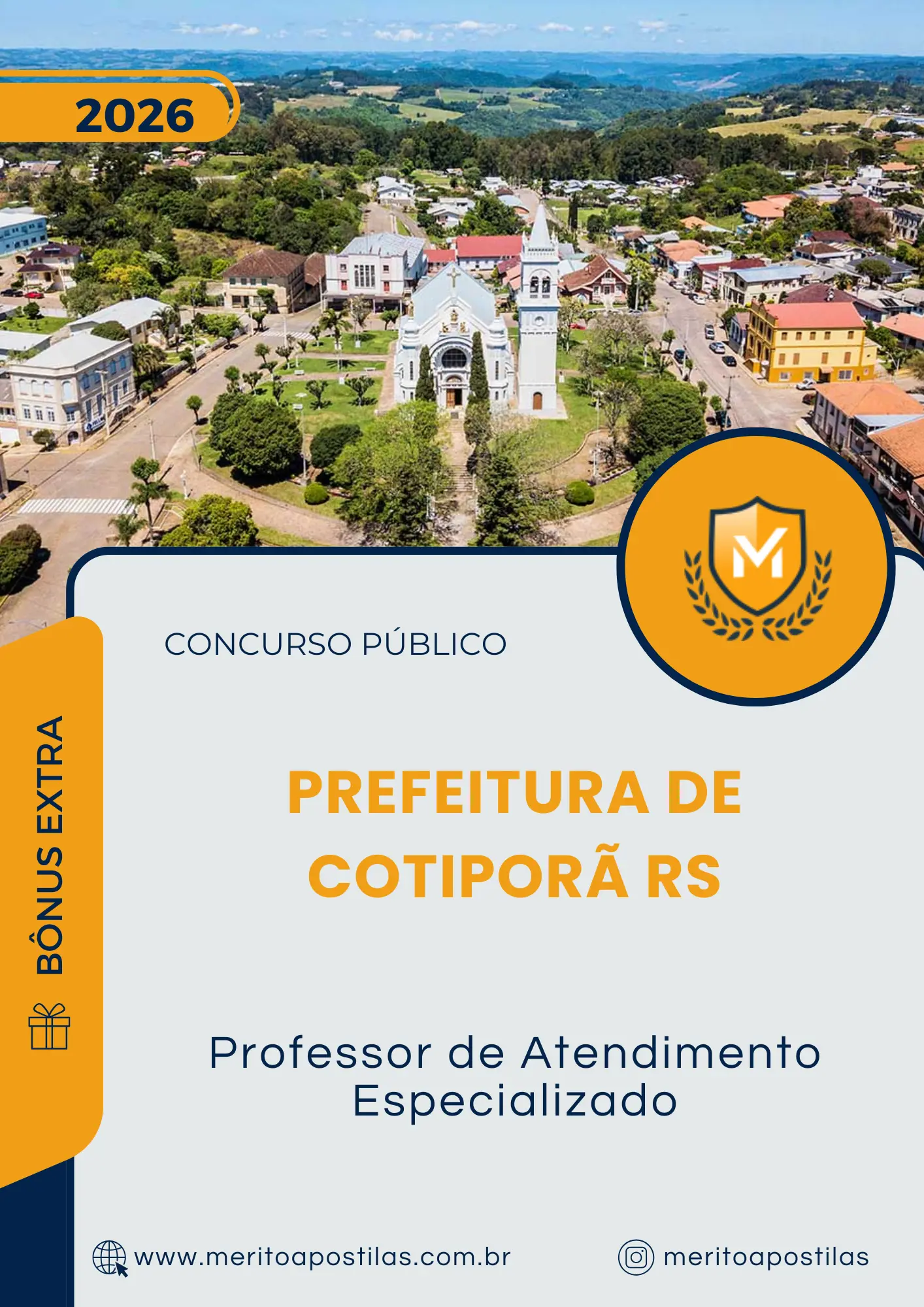 Apostila Professor de Atendimento Especializado Prefeitura de Cotiporã RS 2026