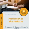 Apostila Professor de Desenvolvimento Infantil Prefeitura de São Simão SP 2026