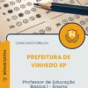 Apostila Professor de Educação Básica I Ensino Fundamental Prefeitura de Vinhedo SP 2026