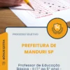 Apostila Professor de Educação Básica II 1º ao 5º ano Ensino Fundamental Prefeitura de Manduri SP 2026