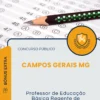 Apostila Professor de Educação Básica Regente de Turma Eventual Educação Infantil e Anos Iniciais Prefeitura de Campos Gerais MG 2026