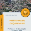 Apostila Professor de Educação Especial AEE Prefeitura de Caçapava SP 2026