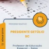 Apostila Professor de Educação Especial Salas multifuncionais Prefeitura de Presidente Getúlio SC 2026