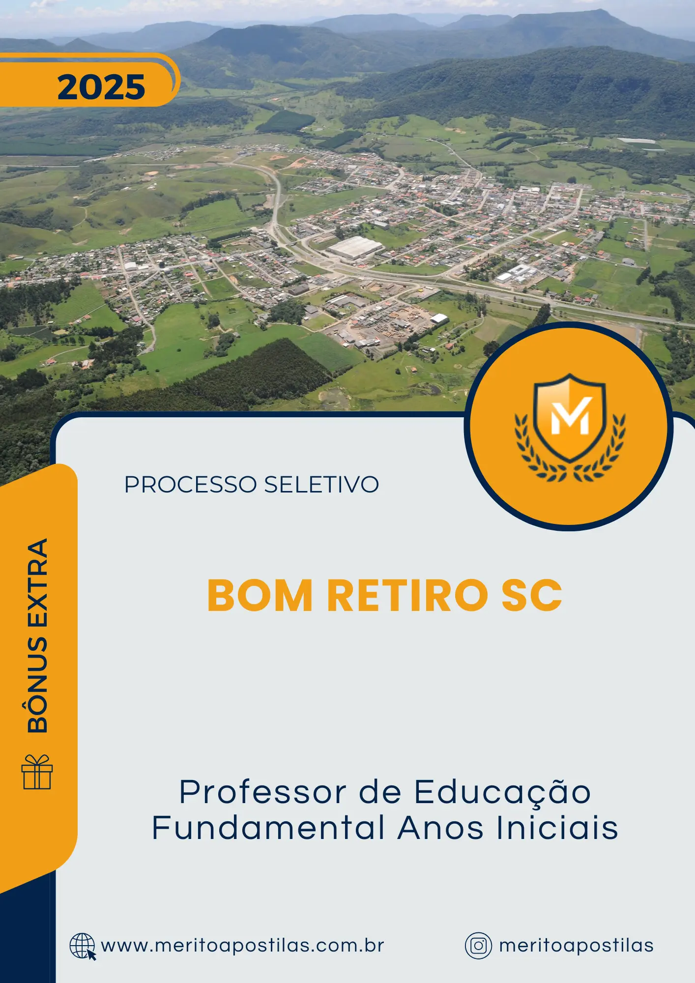 Apostila Professor de Educação Fundamental Anos Iniciais Prefeitura de Bom Retiro SC 2025