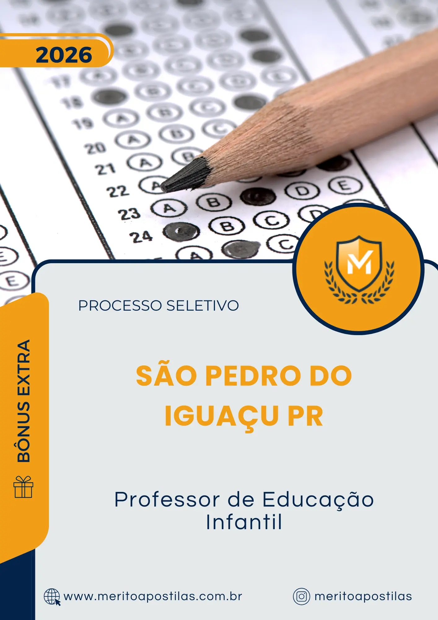 Apostila Professor de Educação Infantil Prefeitura de São Pedro do Iguaçu PR 2026