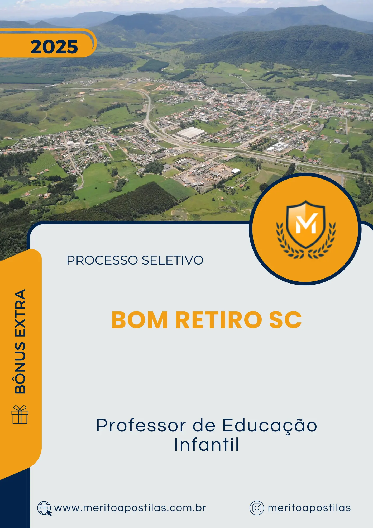 Apostila Professor de Educação Infantil Prefeitura de Bom Retiro SC 2025