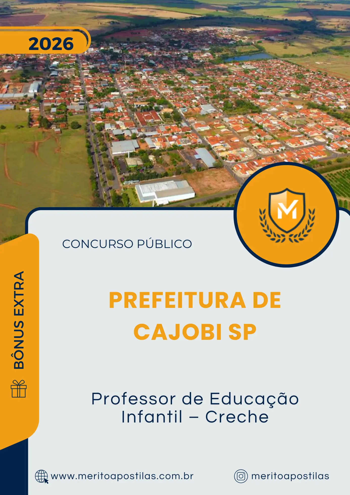 Apostila Professor de Educação Infantil Creche Prefeitura de Cajobi SP 2026