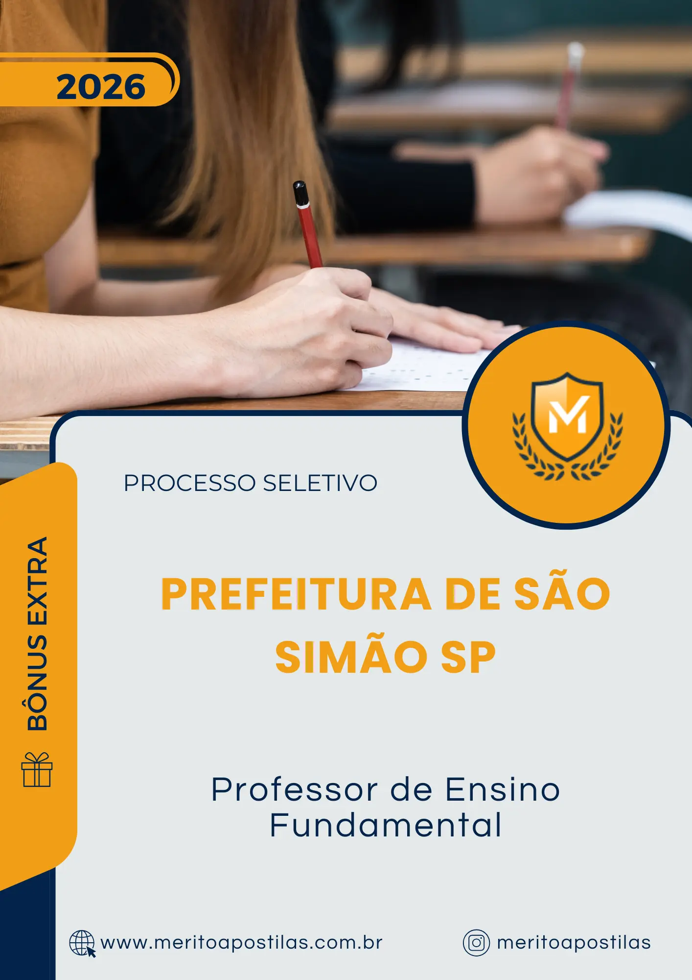 Apostila Professor de Ensino Fundamental Prefeitura de São Simão SP 2026