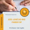 Apostila Professor de Inglês Prefeitura de São José do Rio Pardo SP 2026