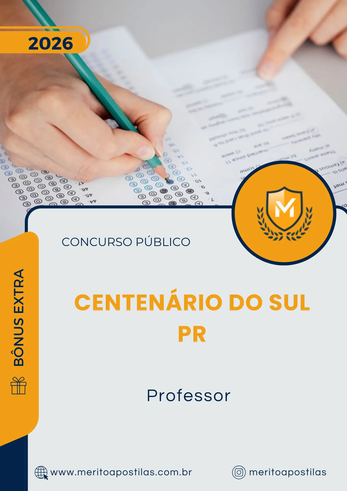 Apostila Professor Prefeitura de Centenário do Sul PR 2026