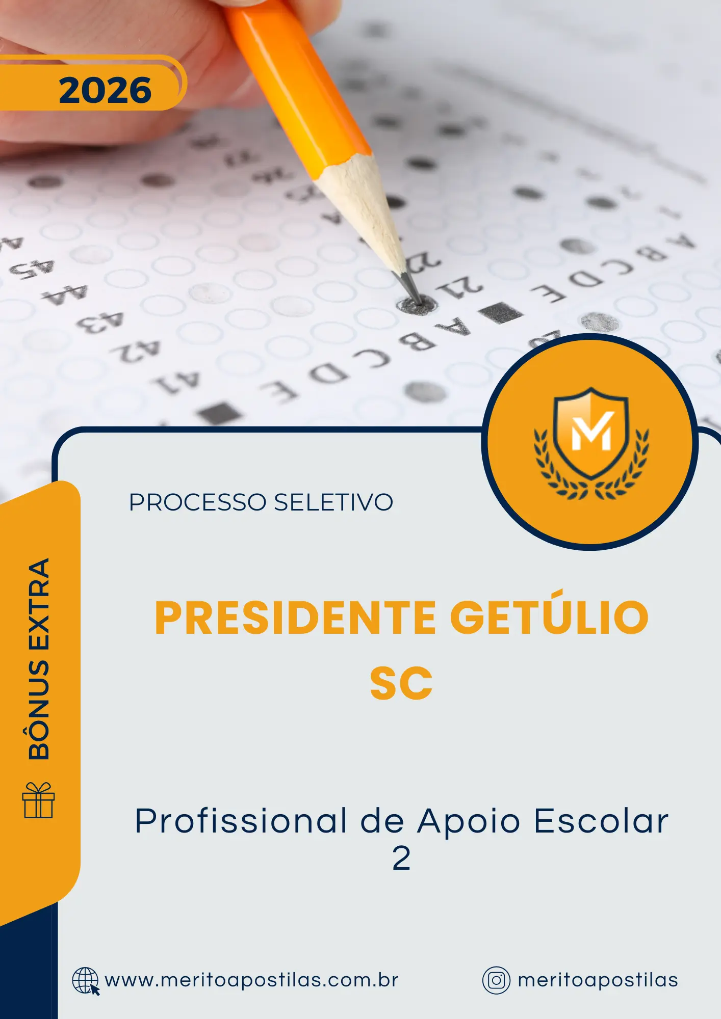 Apostila Profissional de Apoio Escolar 2 Prefeitura de Presidente Getúlio SC 2026