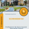 Apostila Profissional de Apoio Escolar Educação Infantil Prefeitura de Schroeder SC 2026